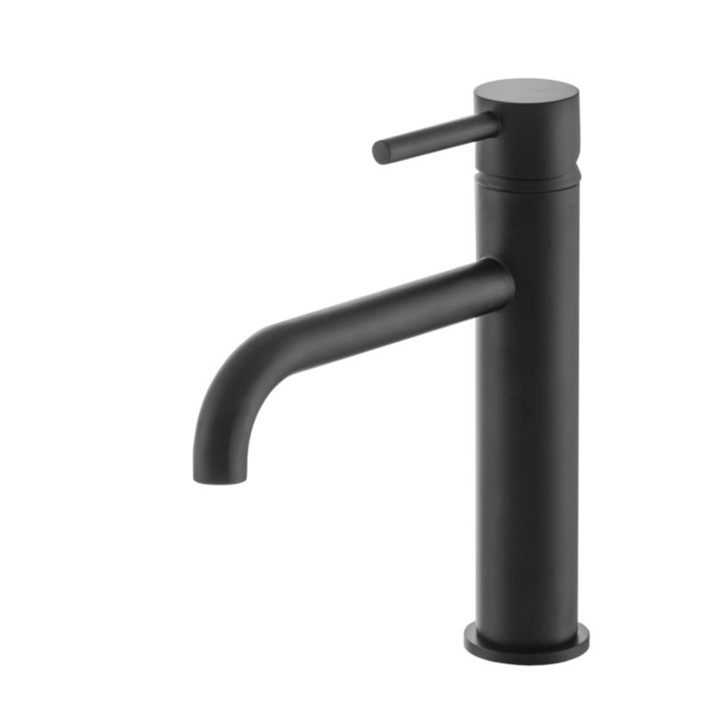 Bateria sztorcowa umywalkowa GranMaster, Arcus, klasyczna, czarna 1 szt.