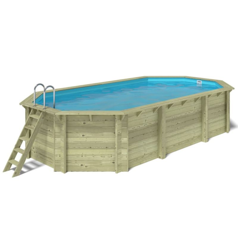 Basen drewniany Nemo ALTANKA 7,3x - H.1,45 m - z filtracją, BAS7305OSPL, 1szt.