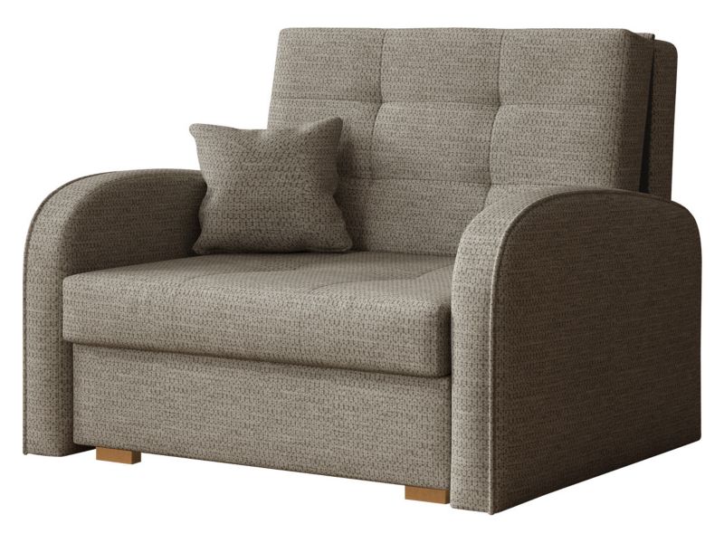 Kanapa rozkładana MIRJAN 24 Viva Gold I szarobeżowa plecionka 1 szt.