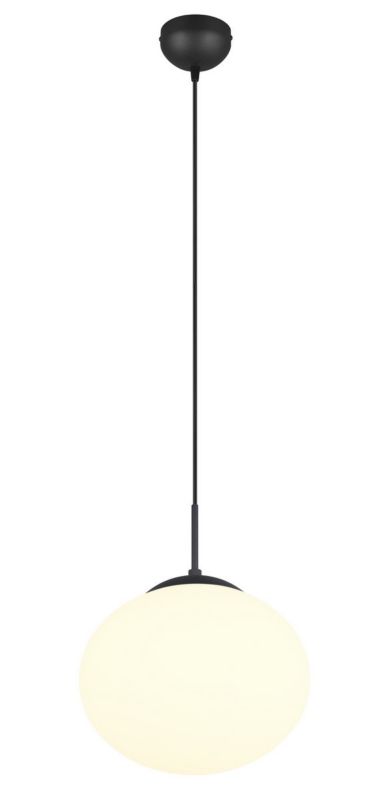 Lampa wisząca Trio Fomento 6200 czarno-biała nad stół 1xE27 x 1 szt.