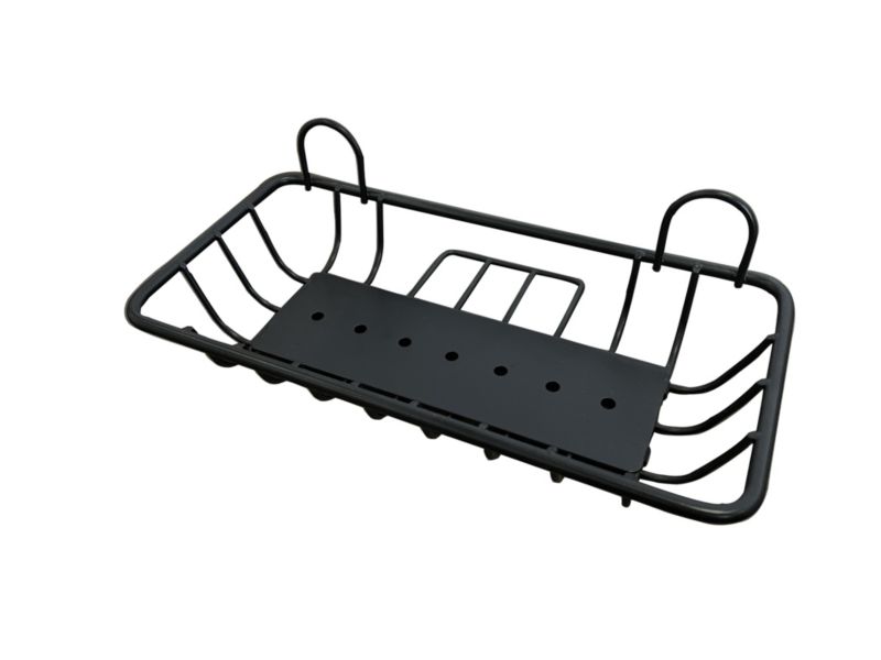 Koszyk prostokątny GoodHome Koros mały czarny