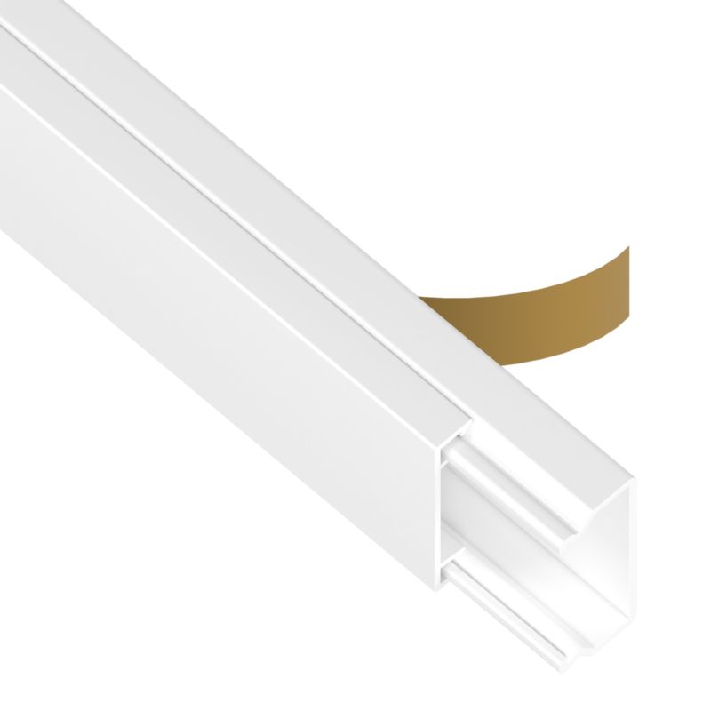 Kanał elektroinstalacyjny AKS Zielonka MKI na taśmę 15 x 32 mm 2 m biały