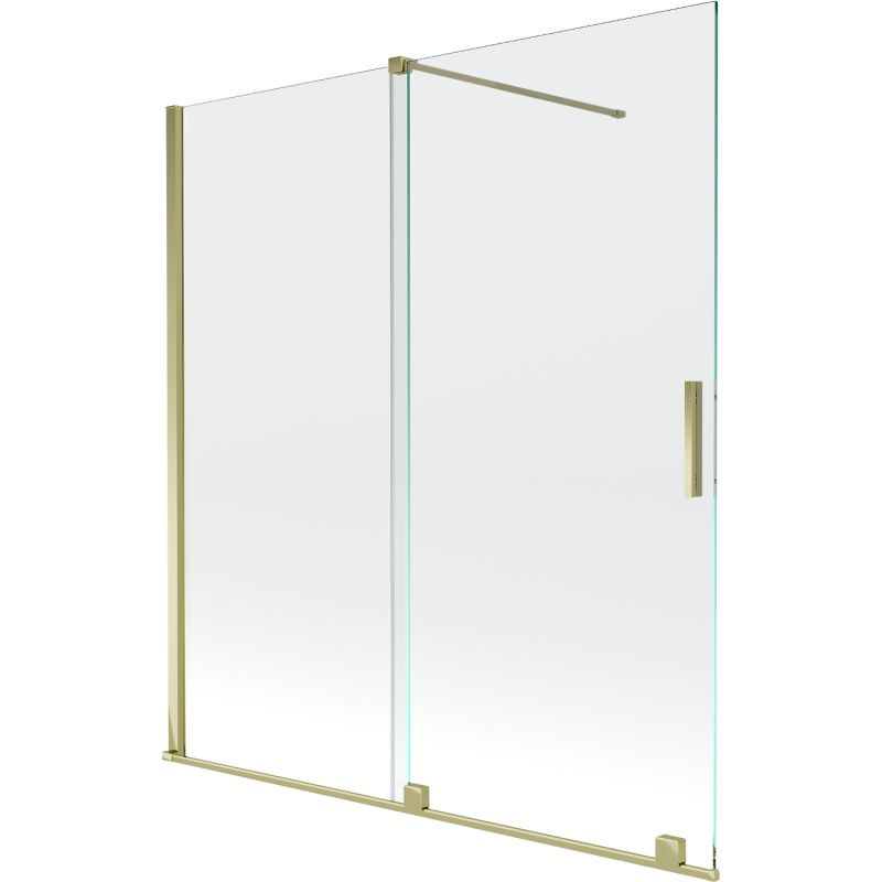 Parawan nawannowy Mexen Velar transparent złoty 150 x 150 cm 1 szt.