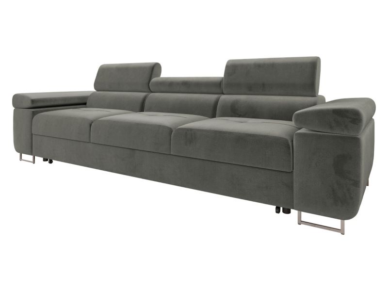 Kanapa rozkładana MIRJAN 24 Torezio Bis III plusz stalowy szary 1 szt.