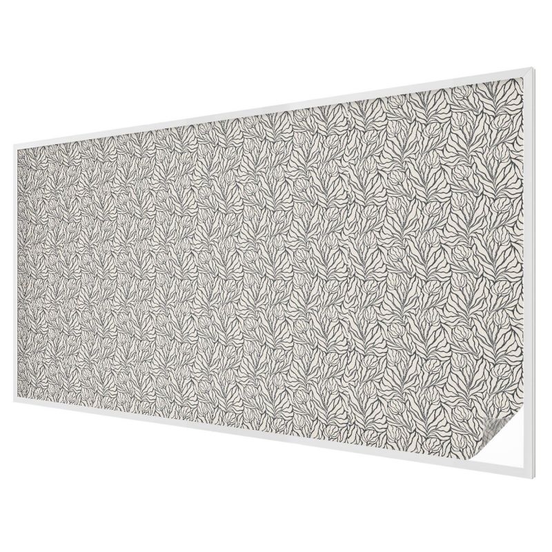 Folia Na Okno Wallfluent 200x116 cm Chroni Prywatność i Zapewnia Dyskrecję Roślinny wzór klasyczna symetria 1 rol.