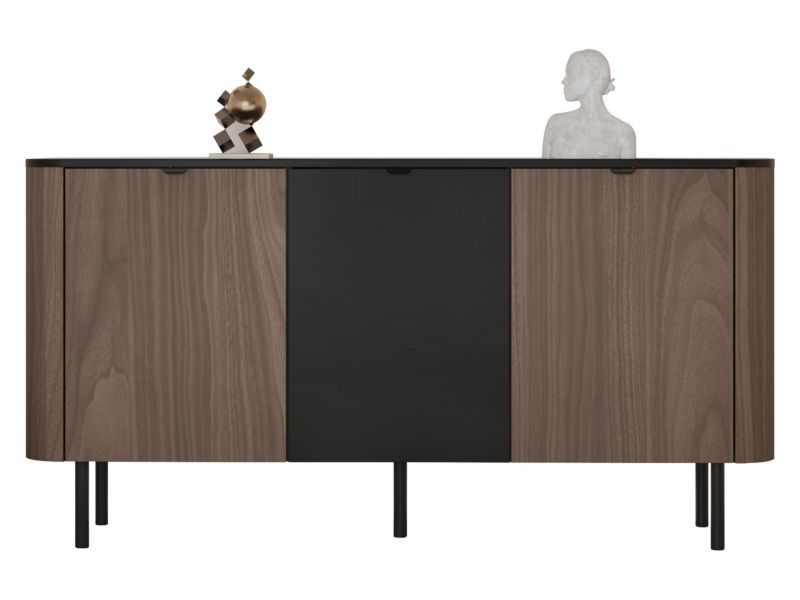 Komoda MIRJAN 24 Pero orzech / czarny 1 szt.