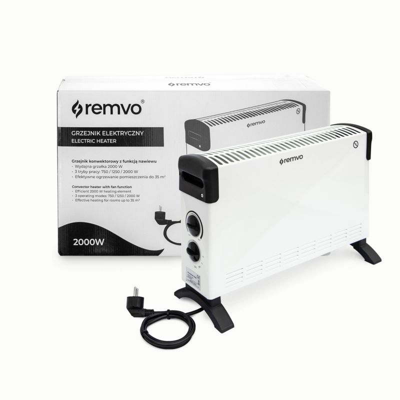 Grzejnik konwektorowy Remvo RMCH 2000W energooszczędny 1 szt.