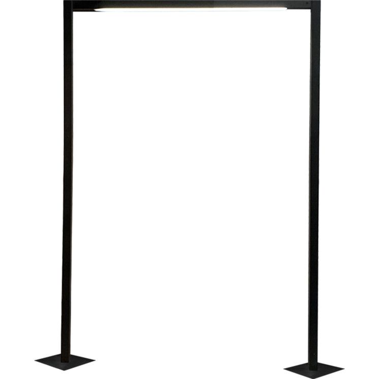 Lampa ogrodowa stojąca Shilo Taketa antracyt 1 x G13 x 18W IP44 wym: 164 x 140 x 2 cm - 1 szt.