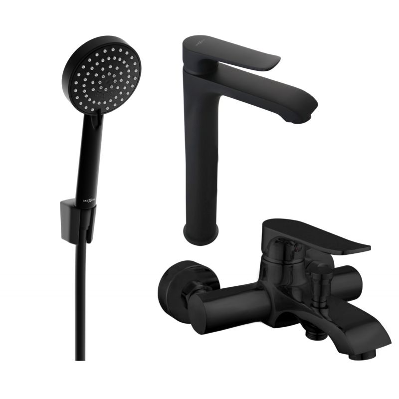 Zestaw wannowy Mexen Pecos czarny 1 szt.