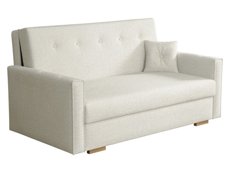 Kanapa rozkładana MIRJAN 24 Viva Sonic III śmietankowa bukla 1 szt.