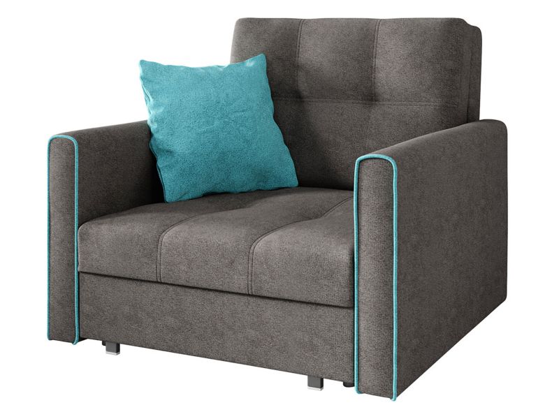 Kanapa rozkładana MIRJAN 24 Viva Bis I szary/niebieski 1 szt.