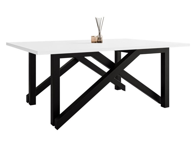 Ławostół MIRJAN 24 Xena Bis czarny/biel arktyczna 1 szt.