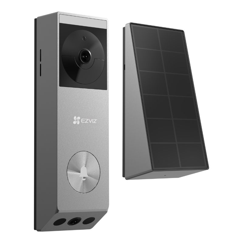 Dzwonek bezprzewodowy WiFi z kamerą, Ezviz, EP3X, szary, 1szt