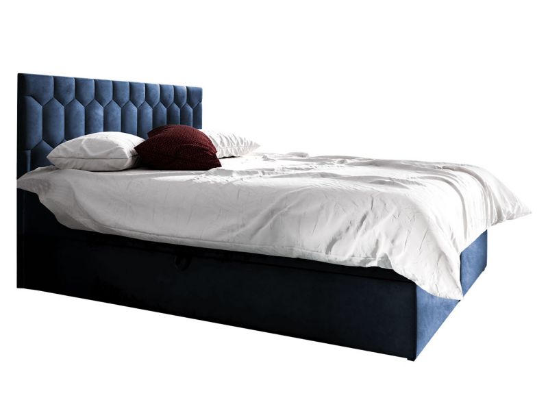 Łóżko kontynentalne MIRJAN 24 Top M24 180x200 granatowy 1 szt.