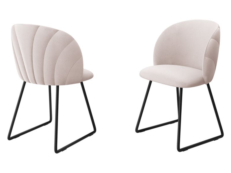 Krzesło MIRJAN 24 tapicerowane K99 M pudrowy róż 1 szt.