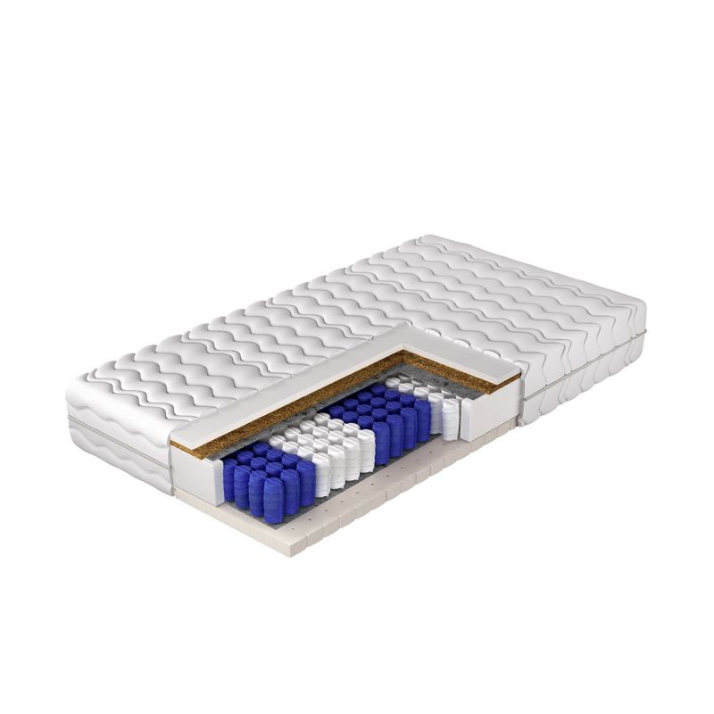 Dwustronny materac sprężynowy MIRJAN 24 Atlanta 20 cm 200x200 1 szt.