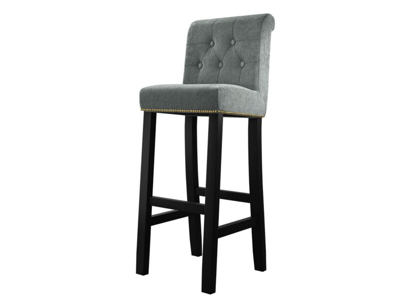 Krzesło barowe MIRJAN 24 Christina platynowy szary 1 szt.