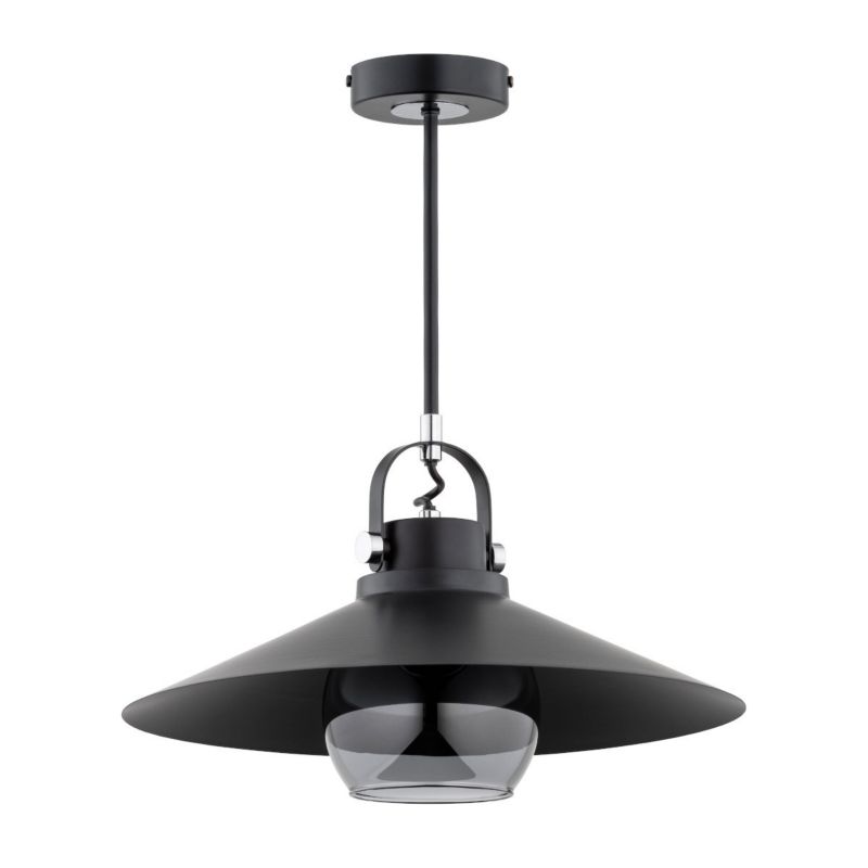 Lampa wisząca Alfa Tizen 2143 czarna industrialna 1xE27 x 15W 1 szt.