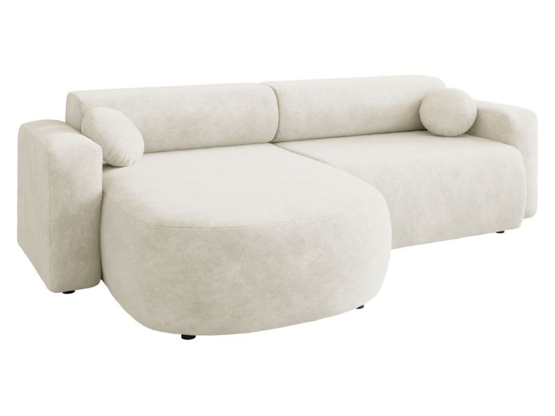 Narożnik z funkcją spania MIRJAN 24 Nicelo biały papirus 1 szt.