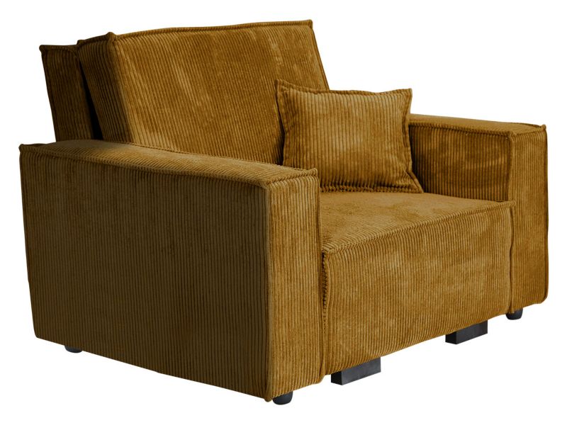 Kanapa rozkładana MIRJAN 24 Viva Star Sztruks I musztardowy 1 szt.