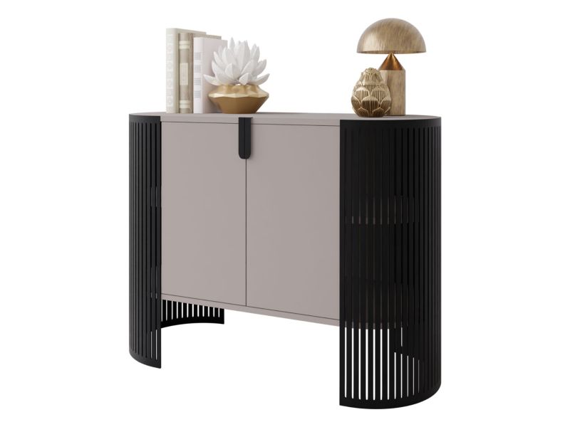 Komoda MIRJAN 24 Fikoli czarny/kaszmir 1 szt.