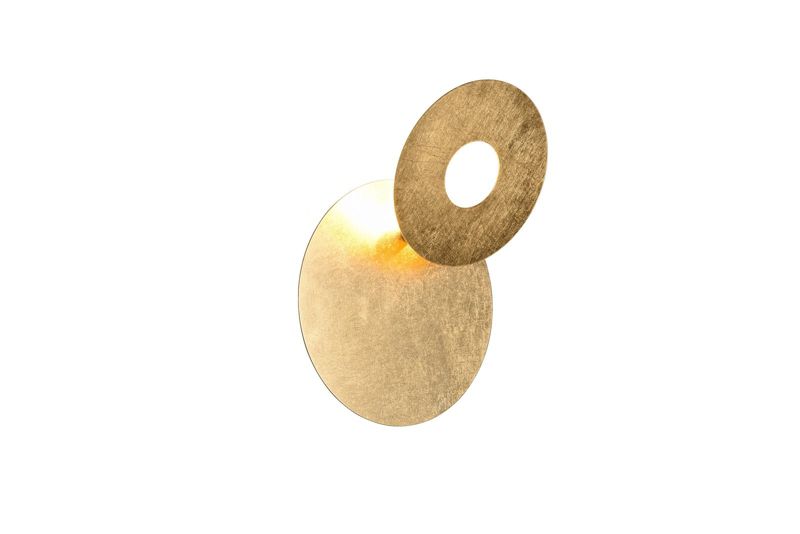 Kinkiet ścienny Trio Leano złoto-odcienie złota styl nowoczesny LED 6W 3000K 560lm IP20 wym: 18 x 18 x 6,7 cm - 1 szt.