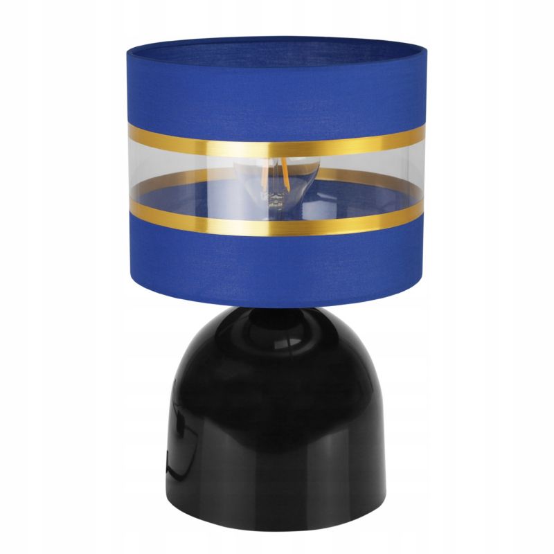 Lampa stołowa nocna Light Home LH Elegance Gold Neli 1x E27 60W granatowy 1szt.