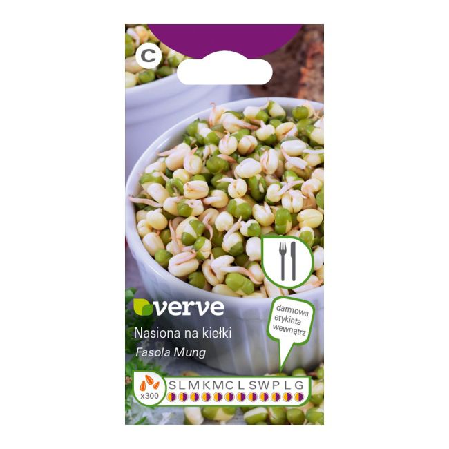 Nasiona kiełki fasoli Mung Verve