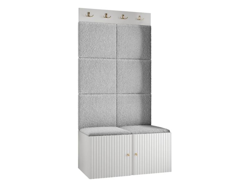 Zestaw MIRJAN 24 Orion Ryfel Slim IV biały + szara bukla 1 kpl.