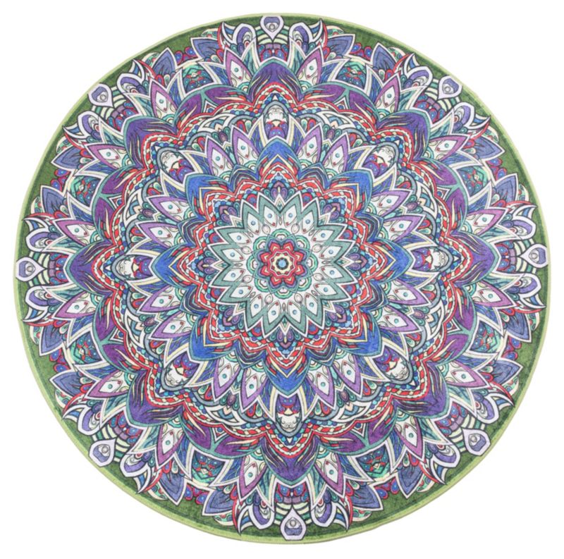 Dywan Multidecor Print Shine 133 cm koło boho wielokolorowy 1 szt.