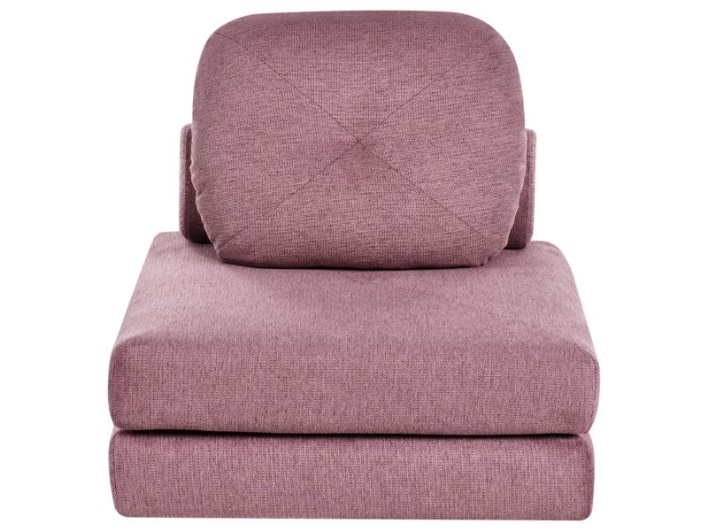 Sofa rozkładana jednoosobowa różowa Olden 1 szt.