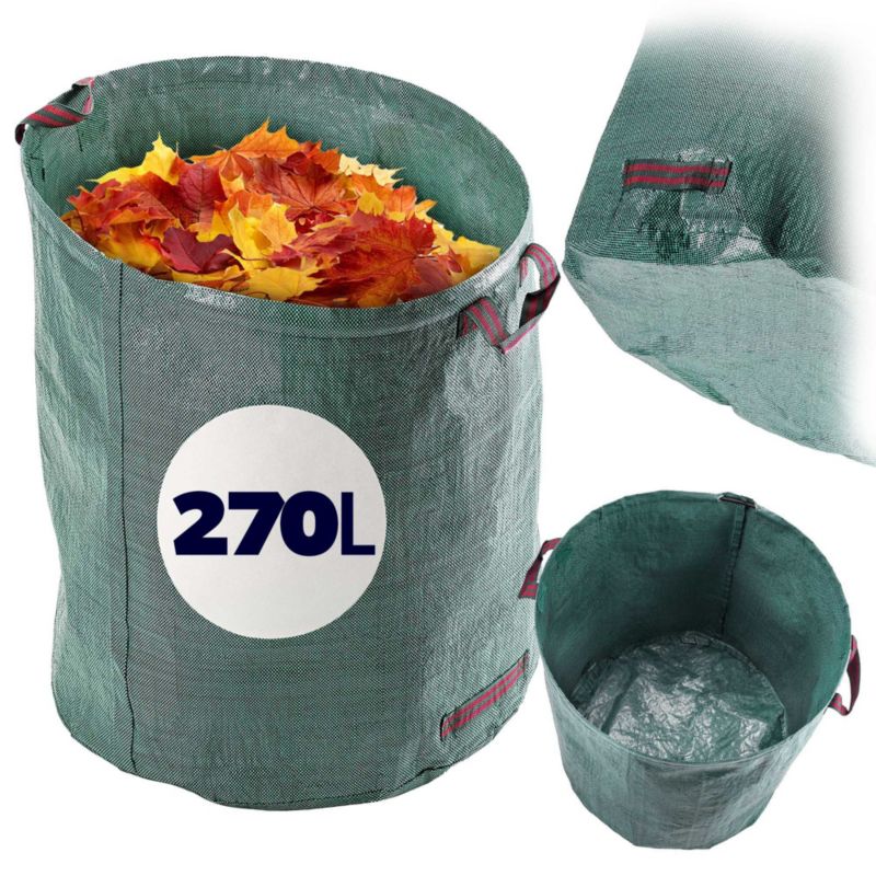 Worek KADAX ogrodowy składany z uchwytami 270 l 1 szt.