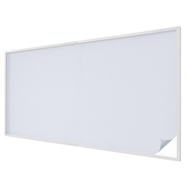 Folia Mleczna na Okno Wallfluent 200x100 cm Skutecznie Chroni Prywatność Niebieskoszara 1 rol.