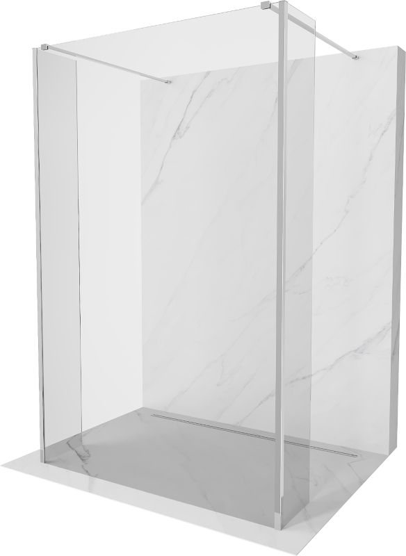 Ścianka prysznicowa Mexen Kioto transparent 145x30x30 3 szt.
