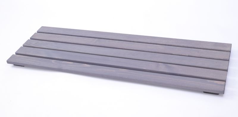 Pokrywa do skrzynki na owoce i warzywa MODO24 ażurowa szerokość 77 cm impregnat szary 1 szt.