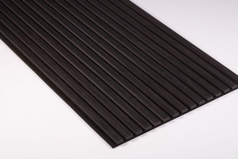 Panel ścienny Nordic Acoustics Panel akustyczny PREMIUM czarny 2400 x 605 x 22 mm 1 szt.