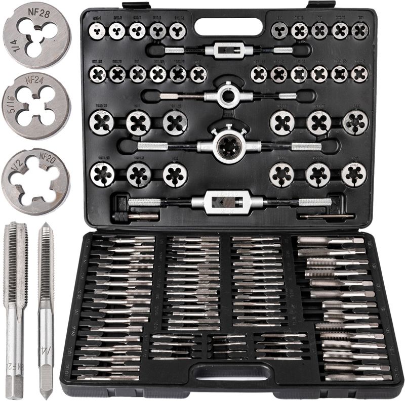 Zestaw narzynki gwintowniki kalibrowniki metryczne SCHEPPACH 110szt. M2-M18 1szt.