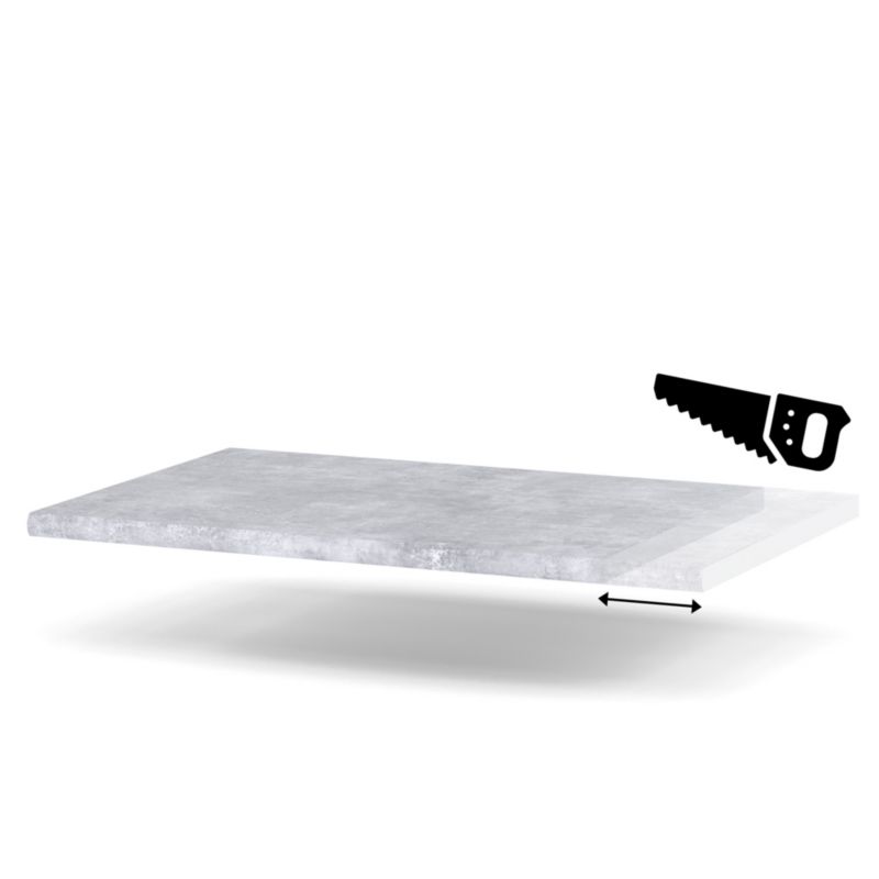 Blat Kuchenny Hurtownia-Mebli 28mm Blande 60-69 69cm Beton 69x60x cm 1szt.