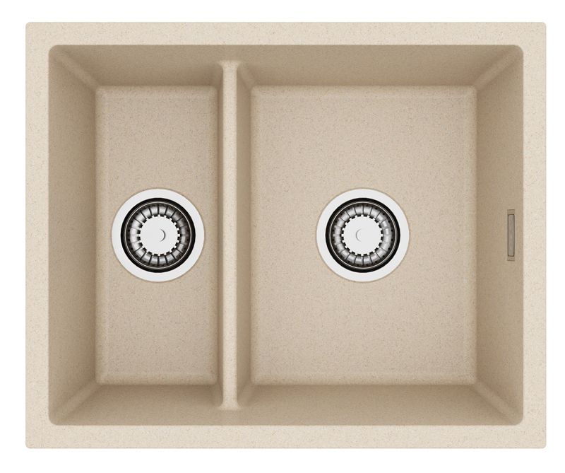 Zlewozmywak granitowy Alveus OMNI 50 kol. G22 piasek (55x45) 1,5-komorowy 1szt