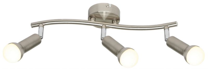 Lampa sufitowa Candellux Arc srebrno-chromowana wym: 15 x 48 x 8 cm 3xE14 x 40W 1 szt.