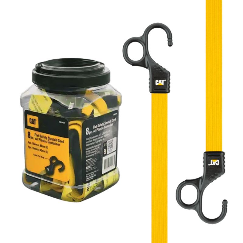 Pasy mocujące Caterpillar 8 szt 4x40cm i 4x80cm 30kg 1szt.