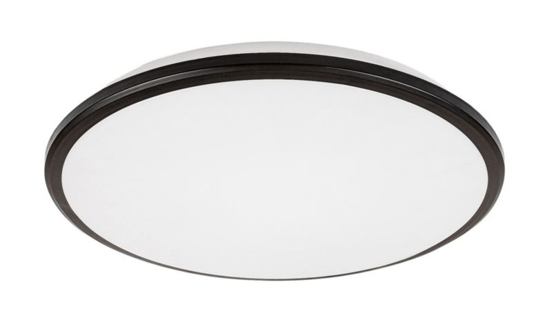 Plafon Rabalux Engon czarno-biały LED 24W 3000K 1400lm IP20 wym: 6,7 x 38 x 38 cm tworzywo sztuczne - 1 szt.