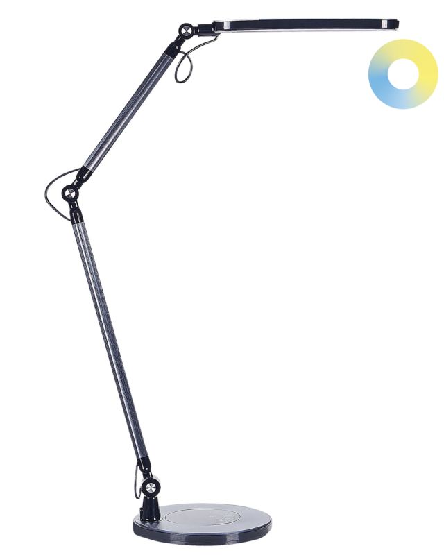 Lampa biurkowa LED Grus Ze ściemniaczem Metal Czarny 1 szt.