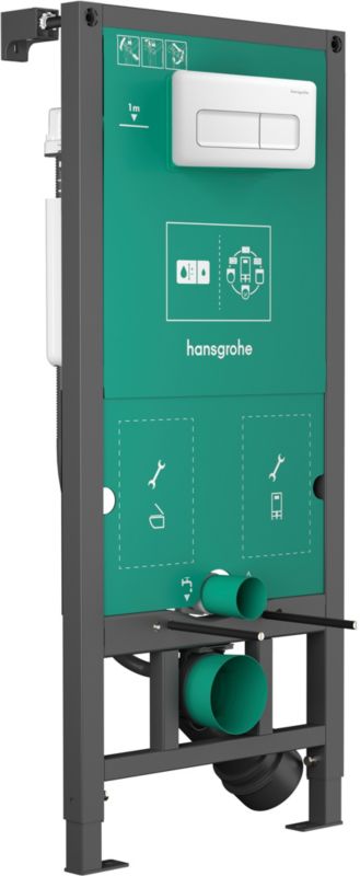 Stelaż podtynkowy WC Hansgrohe Iframe Original Q chrom