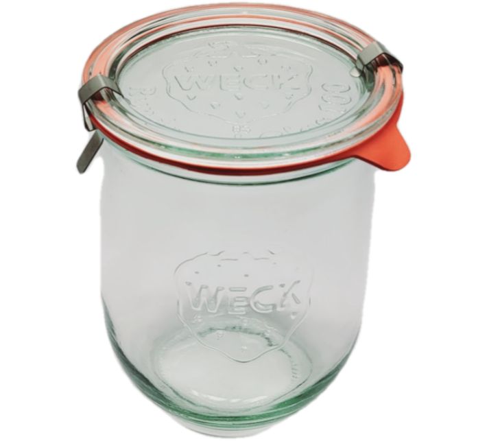 Słoik MODO24 Weck 1062 ml fi 100 tulip szklane wieko gumka zapinki 1 kpl.