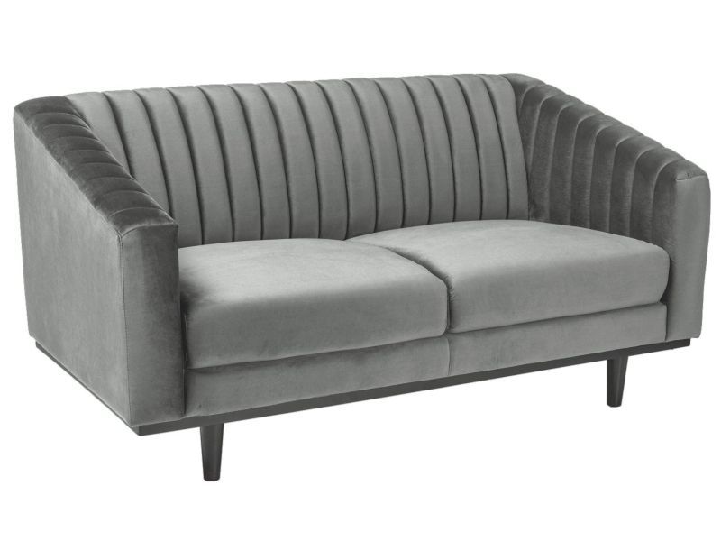 Sofa Signal ASPREY VELVET 2 szara 1 szt