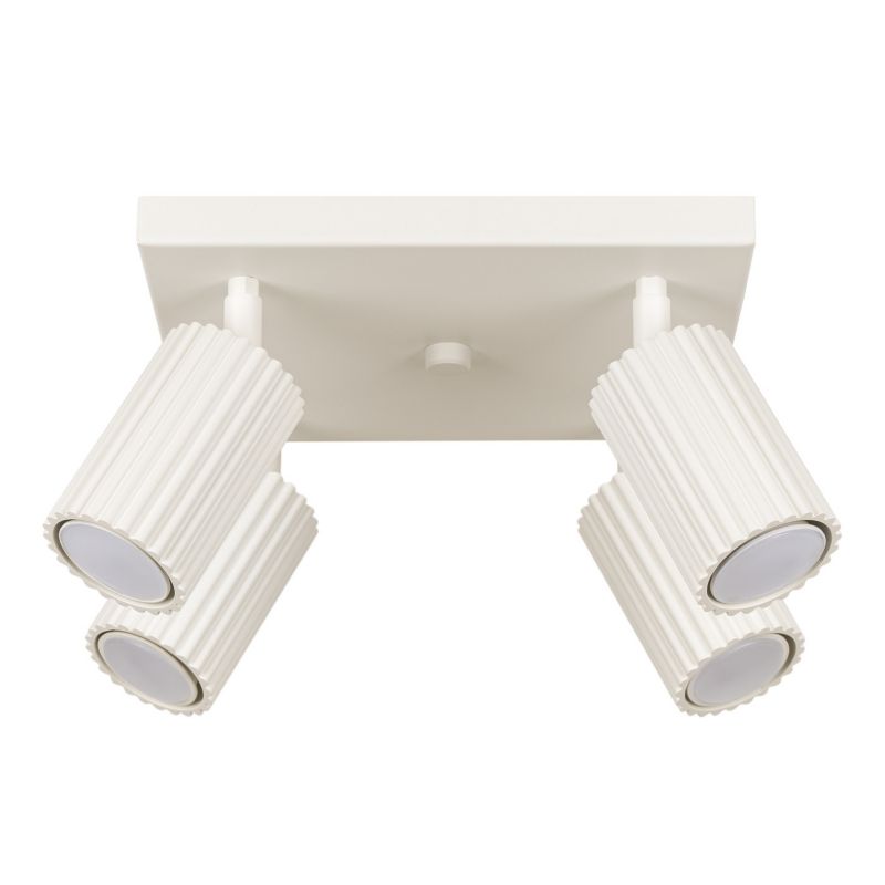 Reflektor sufitowy Sollux Lighting Karbon beżowy 4 x GU10 x IP20 wym: 16,5 x 25 x 25 cm - 1 szt.