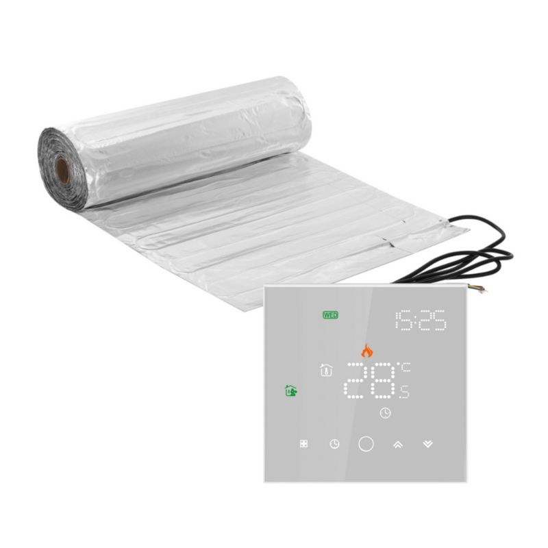 Zestaw mat grzewczych pod panele Mission Air MAL-160 8m² + Leo Biały 1szt