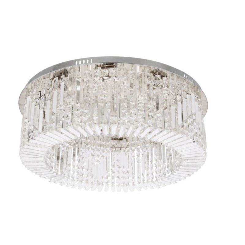 Lampa sufitowa Candellux Maranga chromowano-przezroczysta kryształowa glamour 10xE14 x 10W 1 szt.
