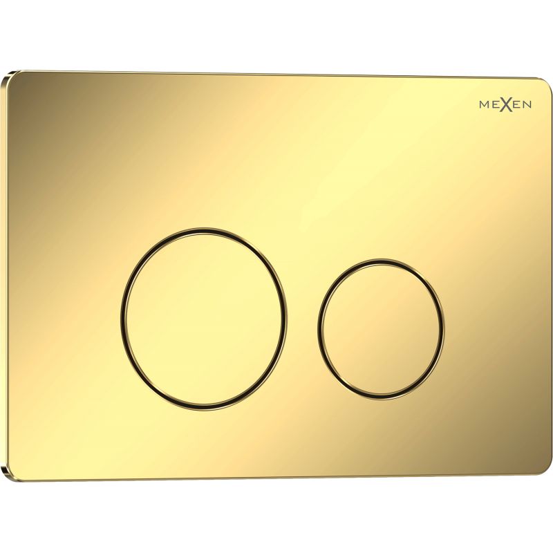 Przycisk spłukujący Mexen Tex 06 złoty szampański 1 szt.